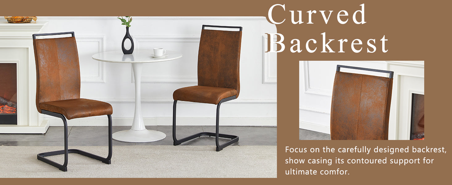 Set of 2 Vintage Dining Chairs
