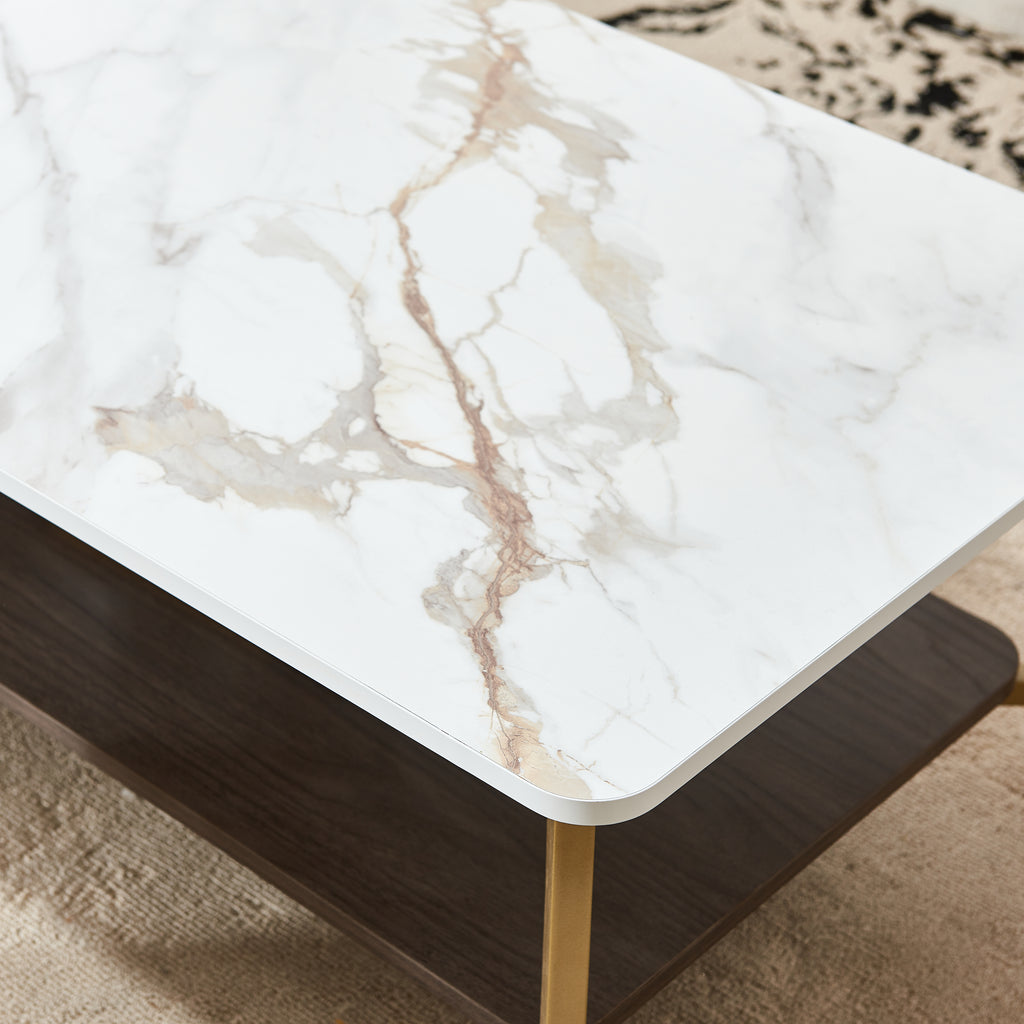 Coffee Table Rectangular Center Table for Living Room