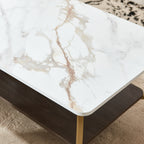 Coffee Table Rectangular Center Table for Living Room