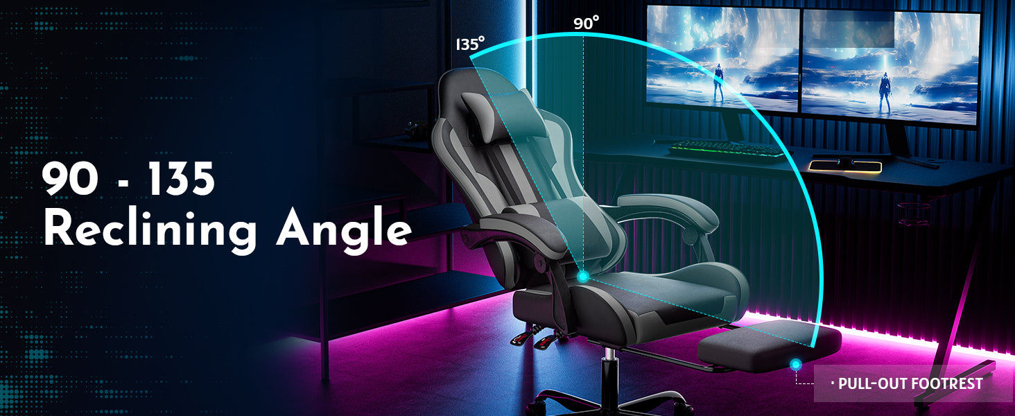 Gaming Chair with Ergonomic Design