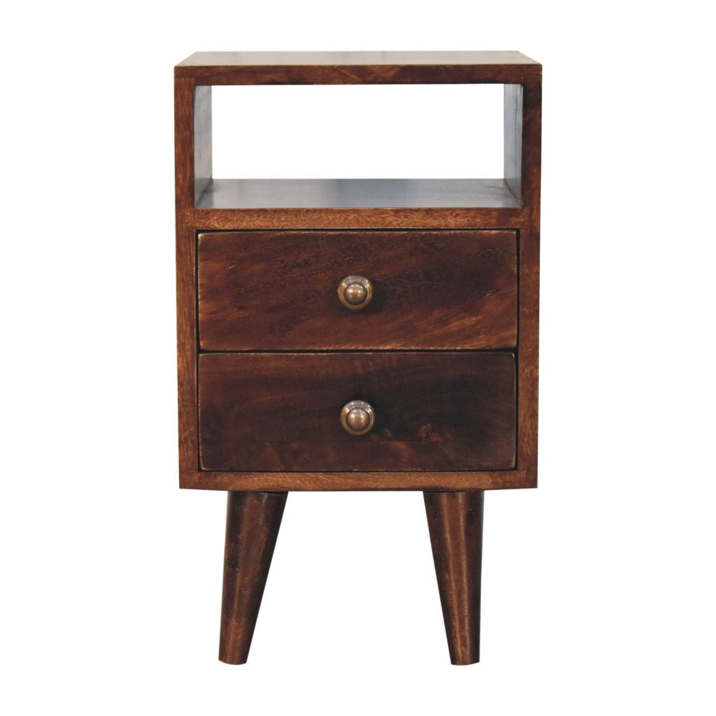 Solid Wood Mini Classic California Nightstand