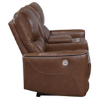 Denson Saddle Power Reclining Loveseat
