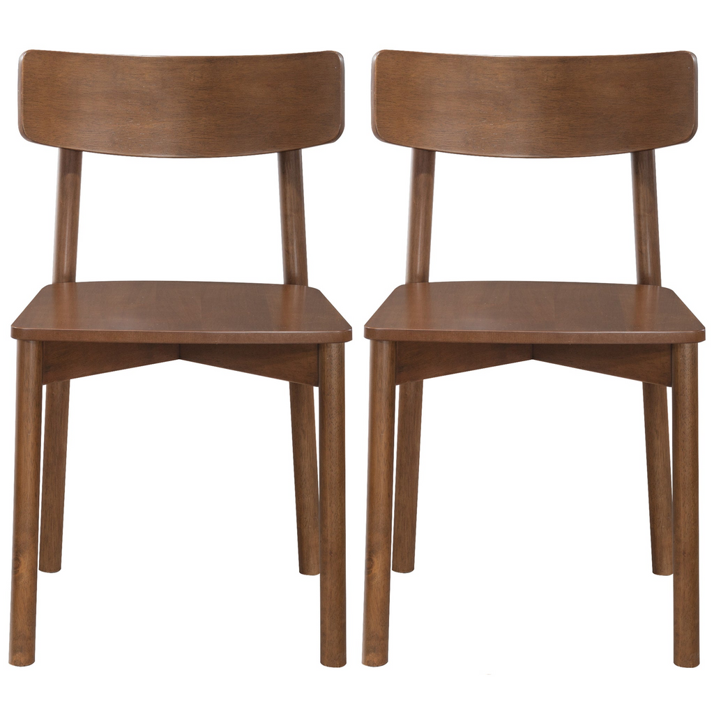 Walnut Dining Chair Set of 2