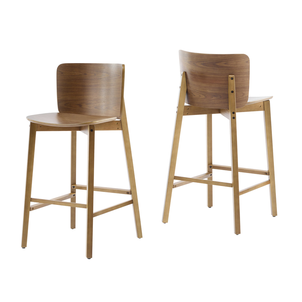 Pari Indoor Wooden Barstool