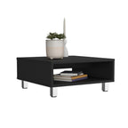 Coffee Table with 1 Shelf and 4 Legs