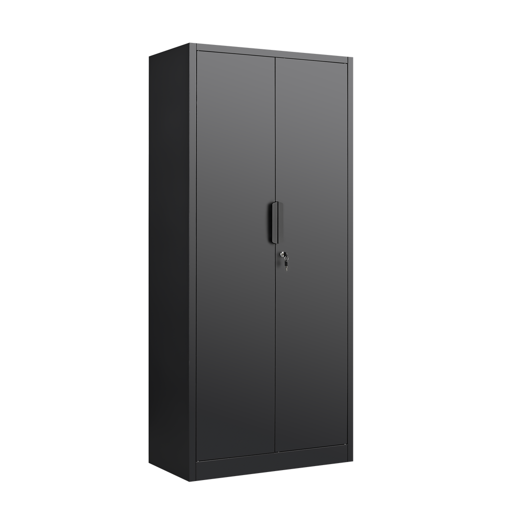 70-Inch 2-Door File Cabinet with Lock, 4 Adjustable Shelves