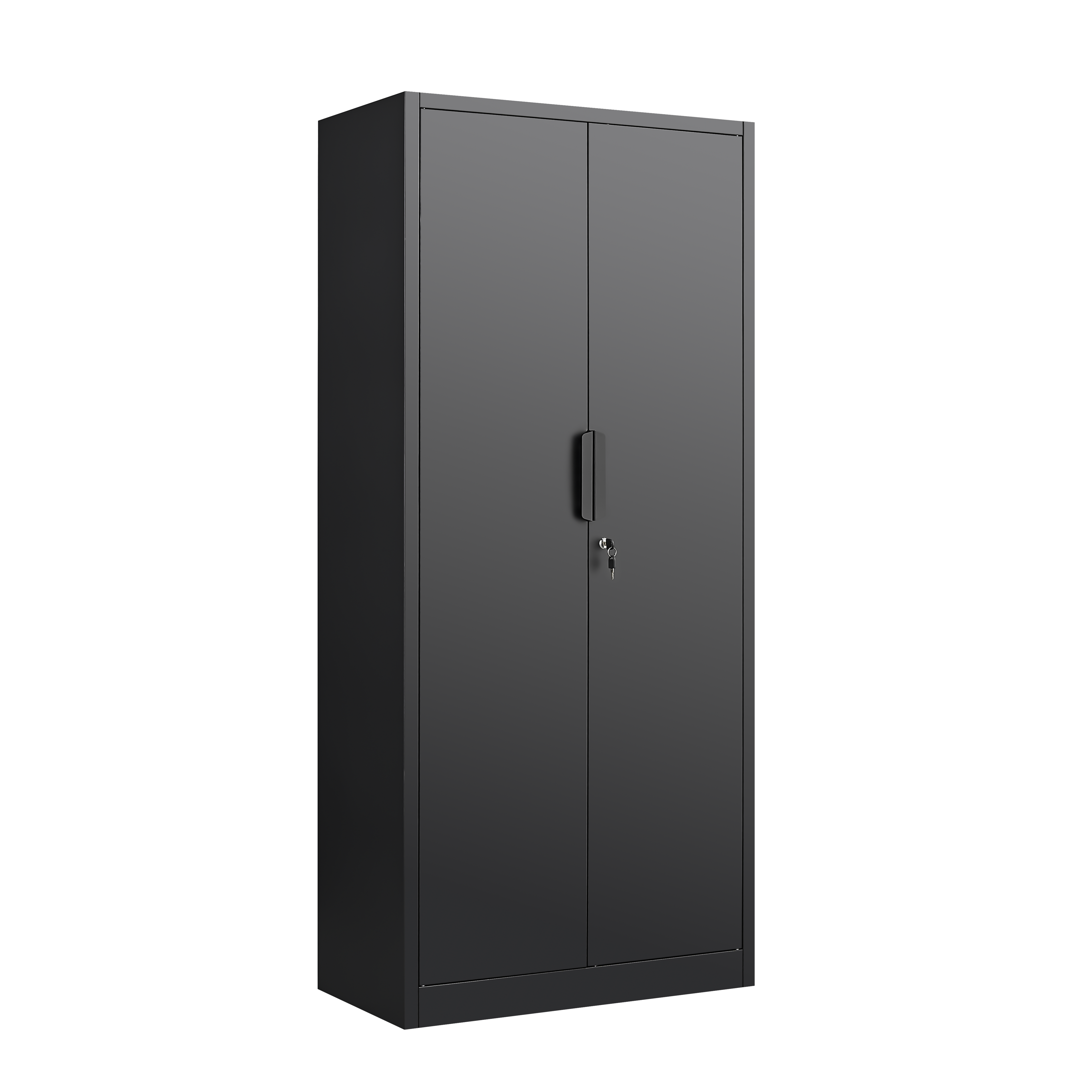 70-Inch 2-Door File Cabinet with Lock, 4 Adjustable Shelves