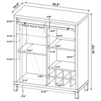 Arcata Rustic Bar Cabinet