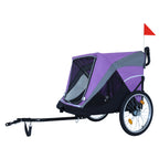 2-in-1 Bike Trailer & Push Cart for Pets