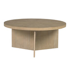 Round Coffee Table Reclaimed Greige