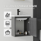 20" Floating Bathroom Vanity Combo