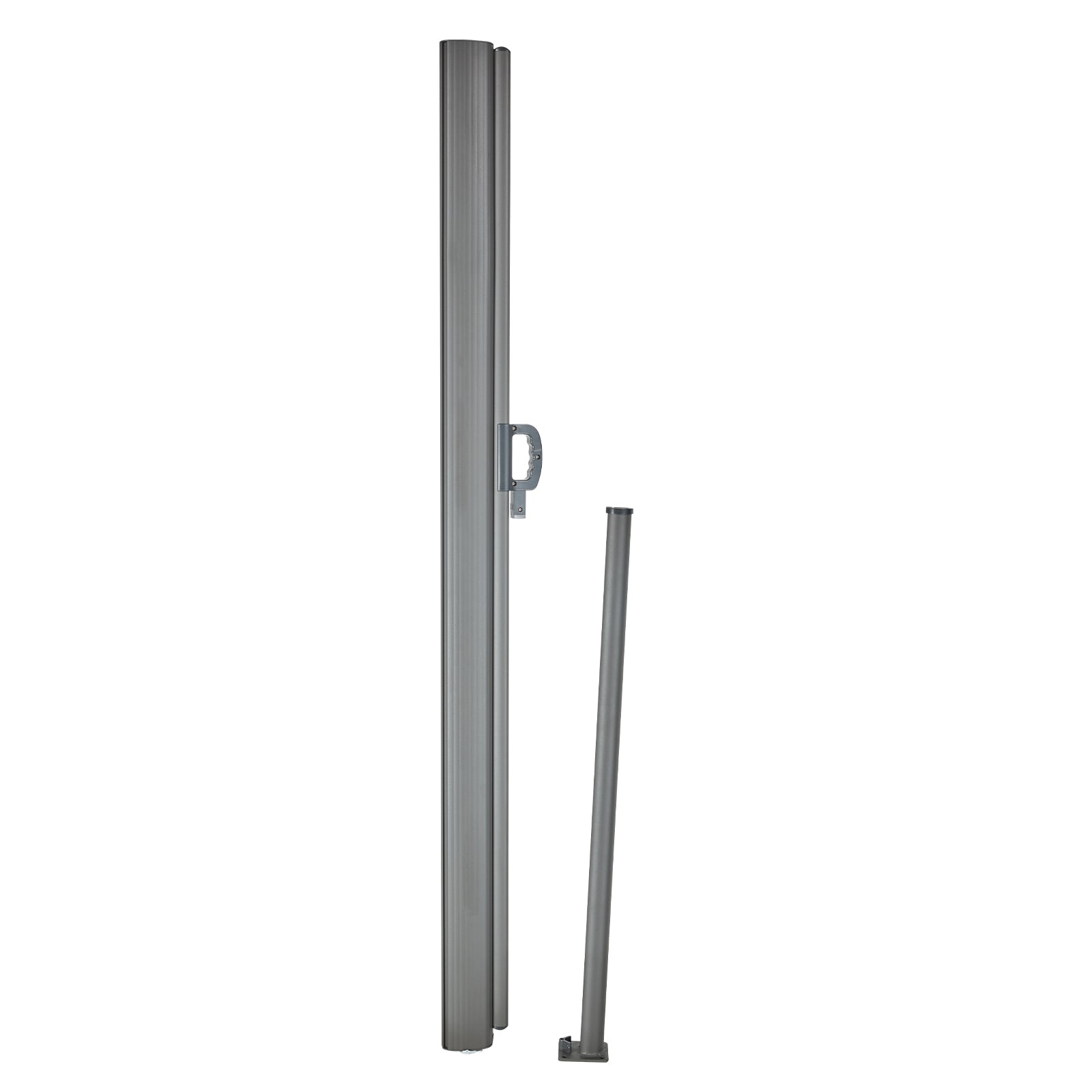 Retractable Side Awning, 71''118'' Aluminum Privacy Screen