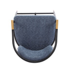 26" H Upholstered Counter Stool Set of 2 - Navy
