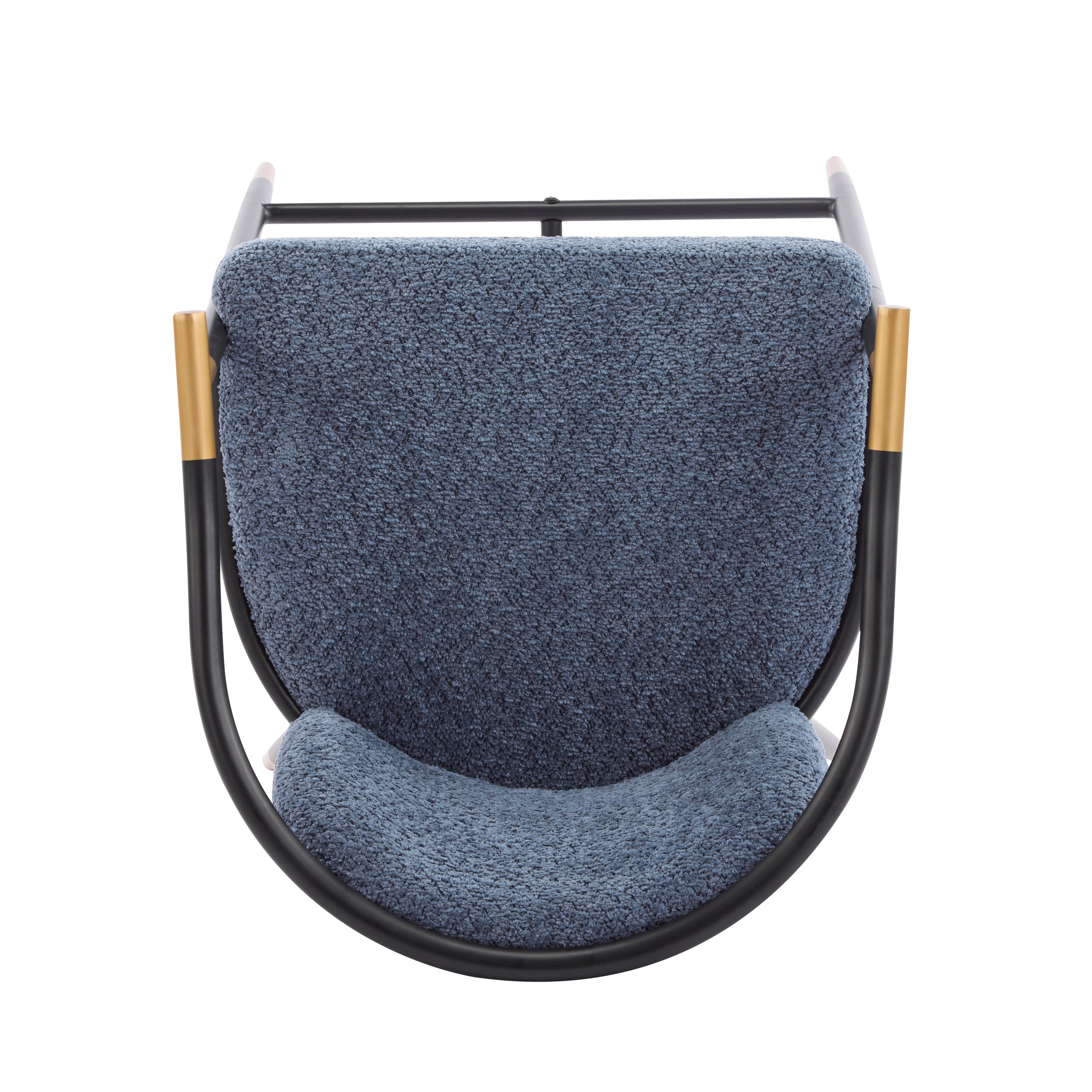 26" H Upholstered Counter Stool Set of 2 - Navy