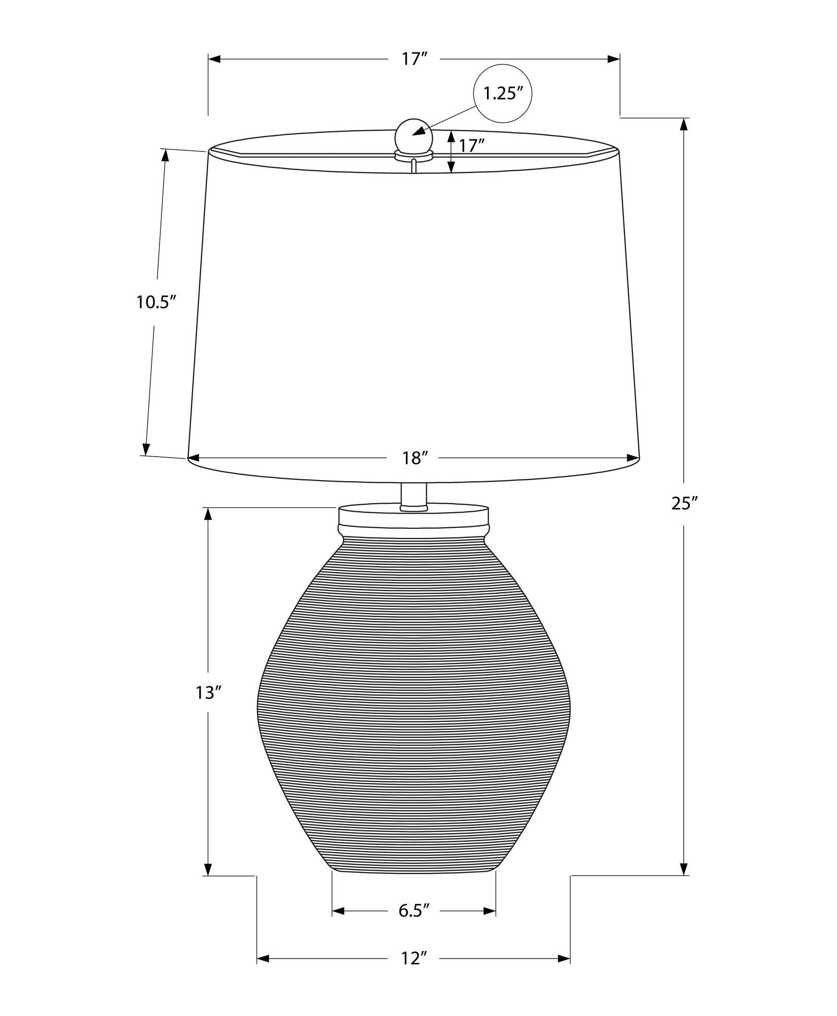 Lighting, 25'h, Table Lamp, Cream Concrete, Beige Shade, Contemporary