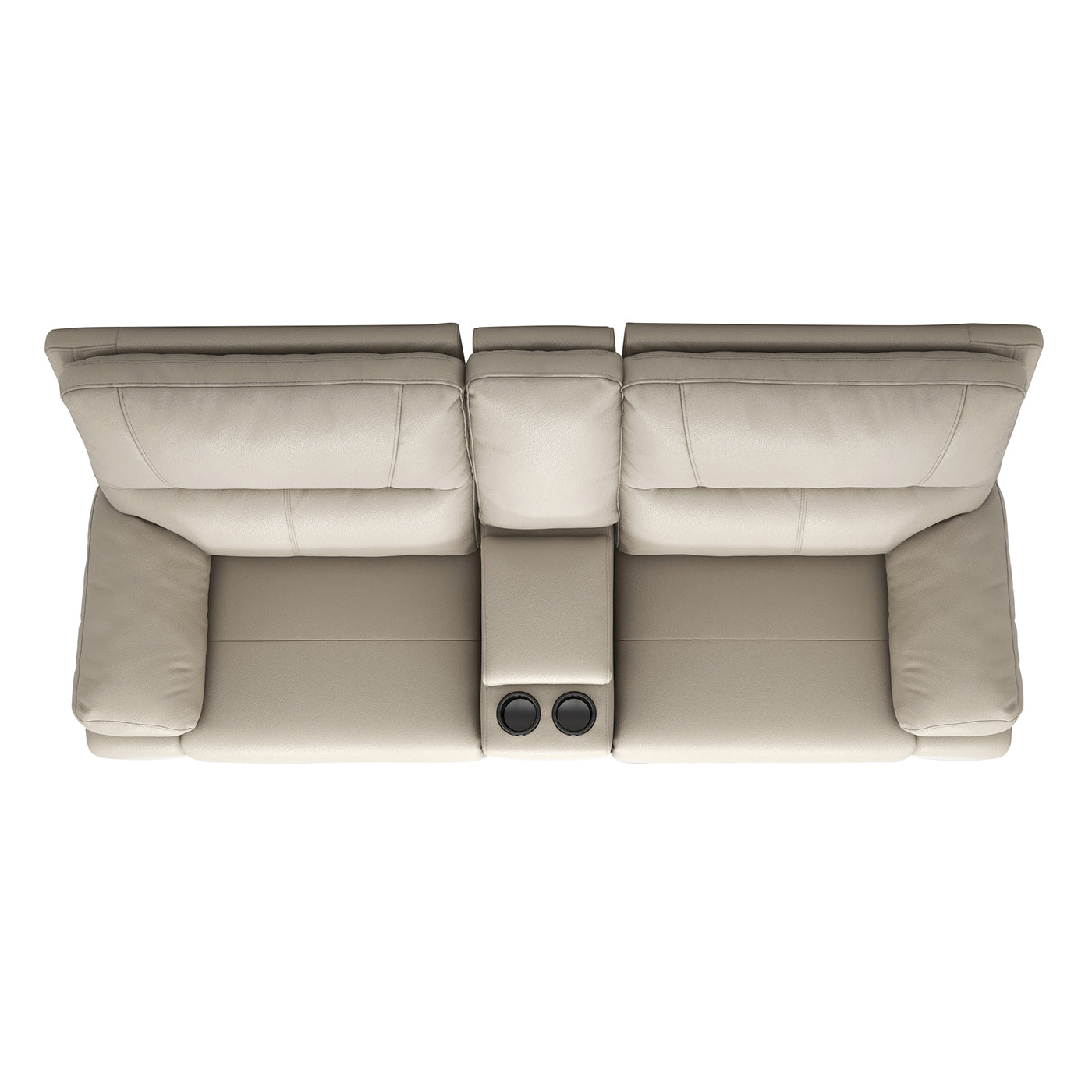 Malibu 79" Modern Power Motion 3-Piece Reclining Loveseat Sofa with Cup Holders