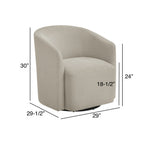 Ardena Sea Oat Swivel Barrel Chair