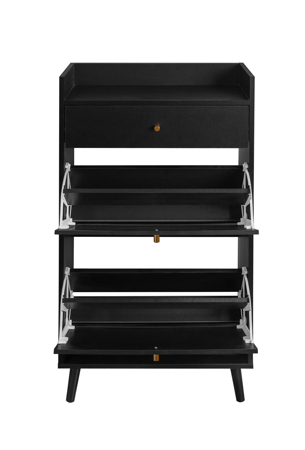 Rattan Allen 2 Door 1 Drawer Cabinet - Shoe Rack