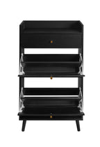 Rattan Allen 2 Door 1 Drawer Cabinet - Shoe Rack