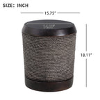 Simulated Braided Cord MGO Side Table
