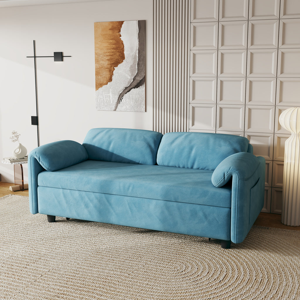 Sofa Showcase: 54" Velvet