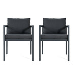 Outdoor Dining Chair Set of 2, All-Weather
