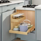 Under Sink Organizers and Storage - 2 Tier Pull Out Cabinet