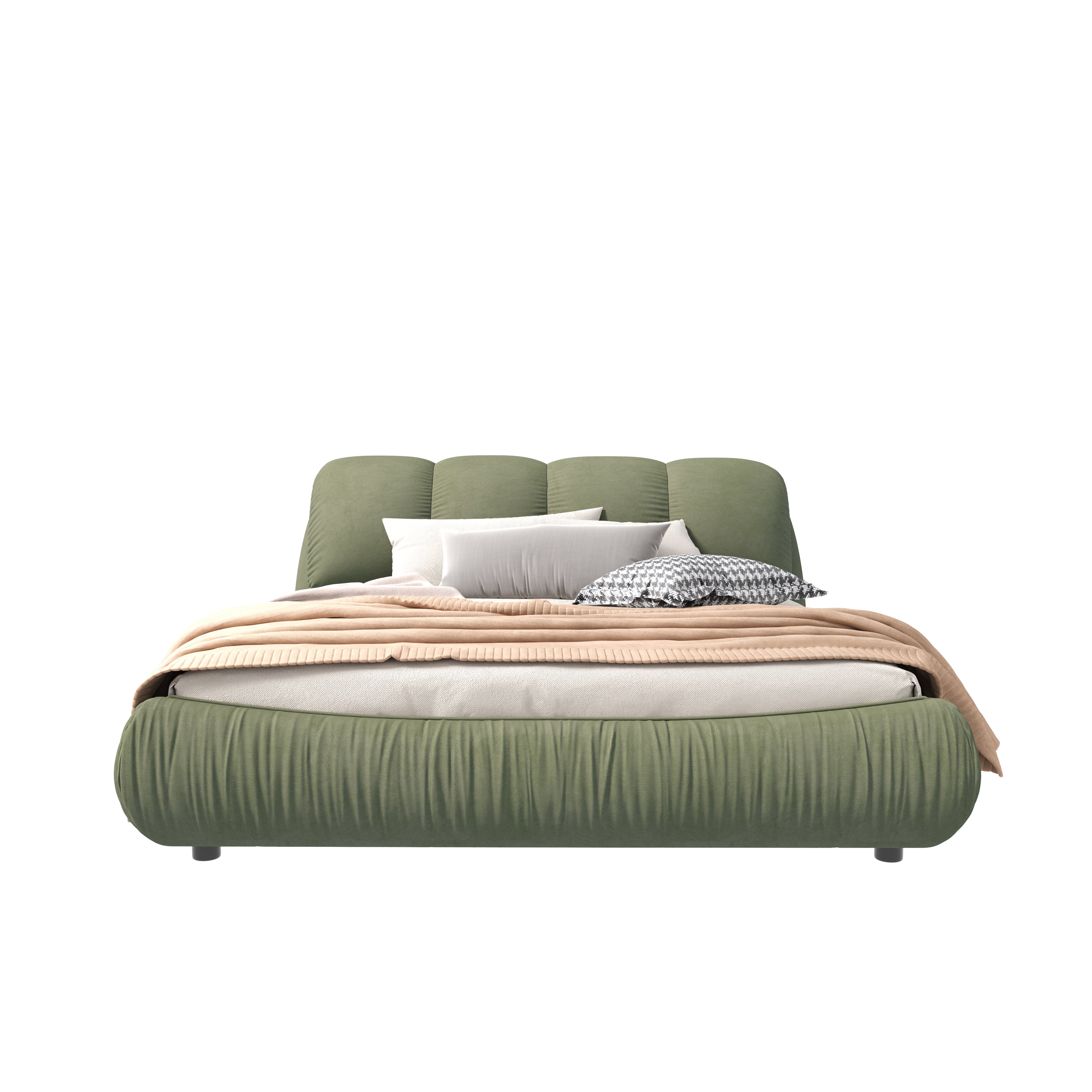 King Size Luxury Upholstered Platform Bed