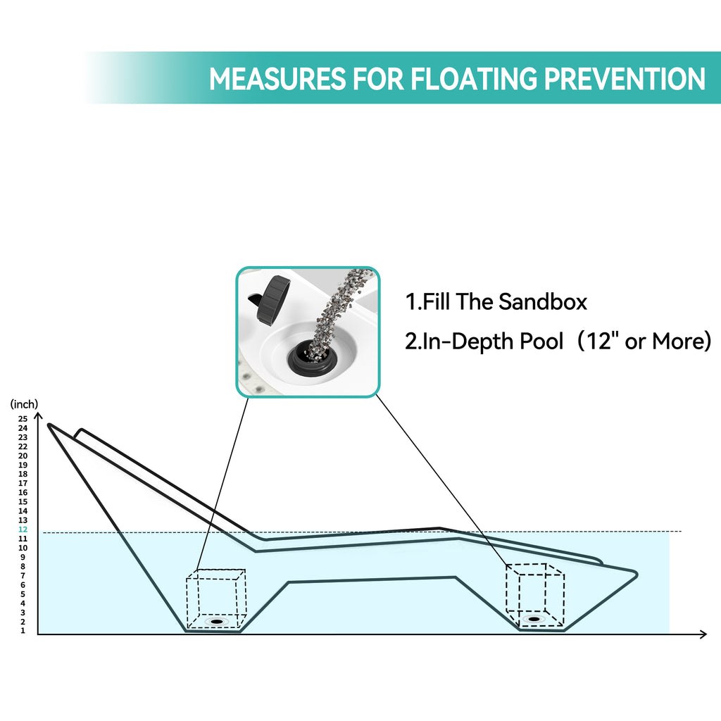 Quick Assembly S-shaped Pool Lounger