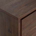 Lowry 72 Inch Wide Solid Wood TV Stand in Distressed