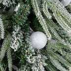 5FT Pre-Lit Spruce Snow Flocked Christmas Tree