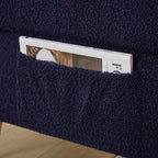 Modern Teddy Upholstered Accent Loveseat Sofa
