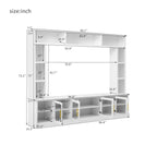 All-in-One Modern Entertainment Center for TVs Up to 80"