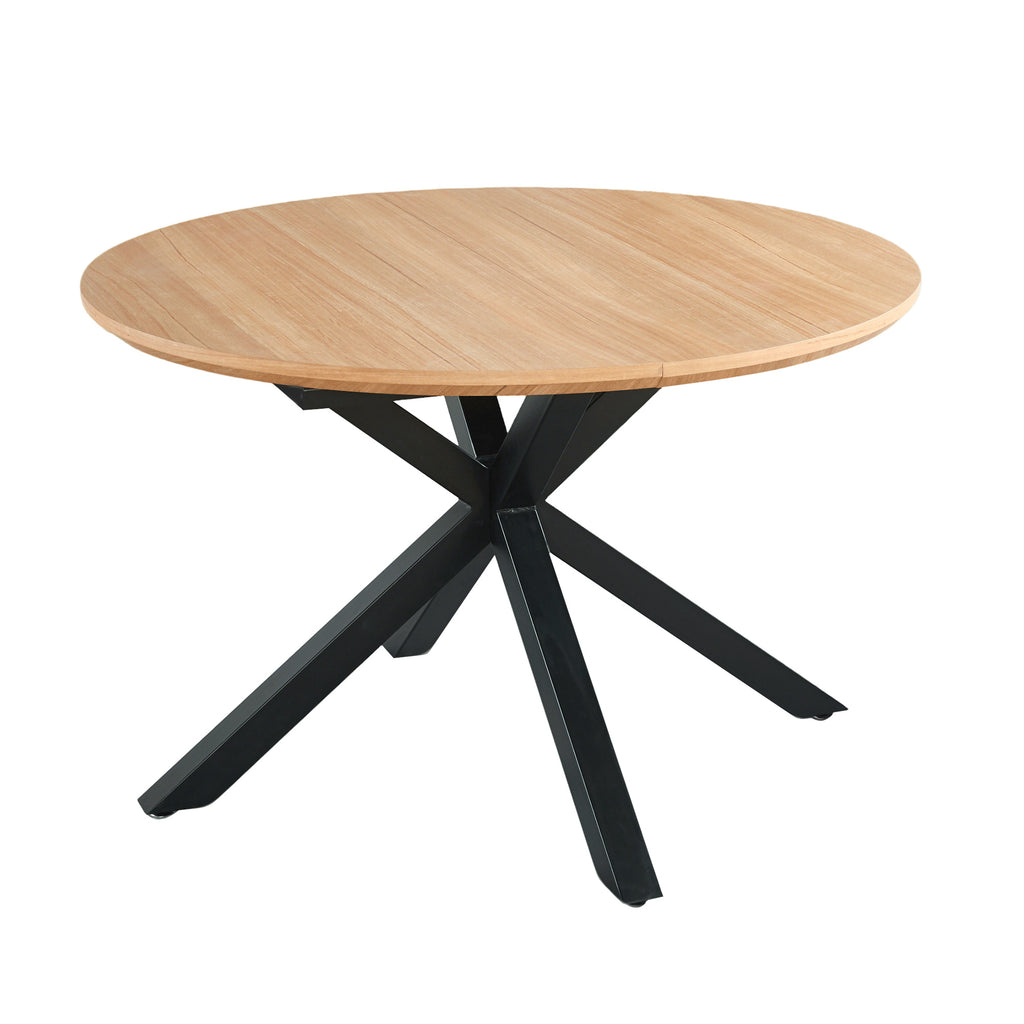 Extendable Table with Metal Legs