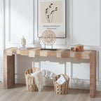 Modern Rustic Console Table - 71" Entryway Table