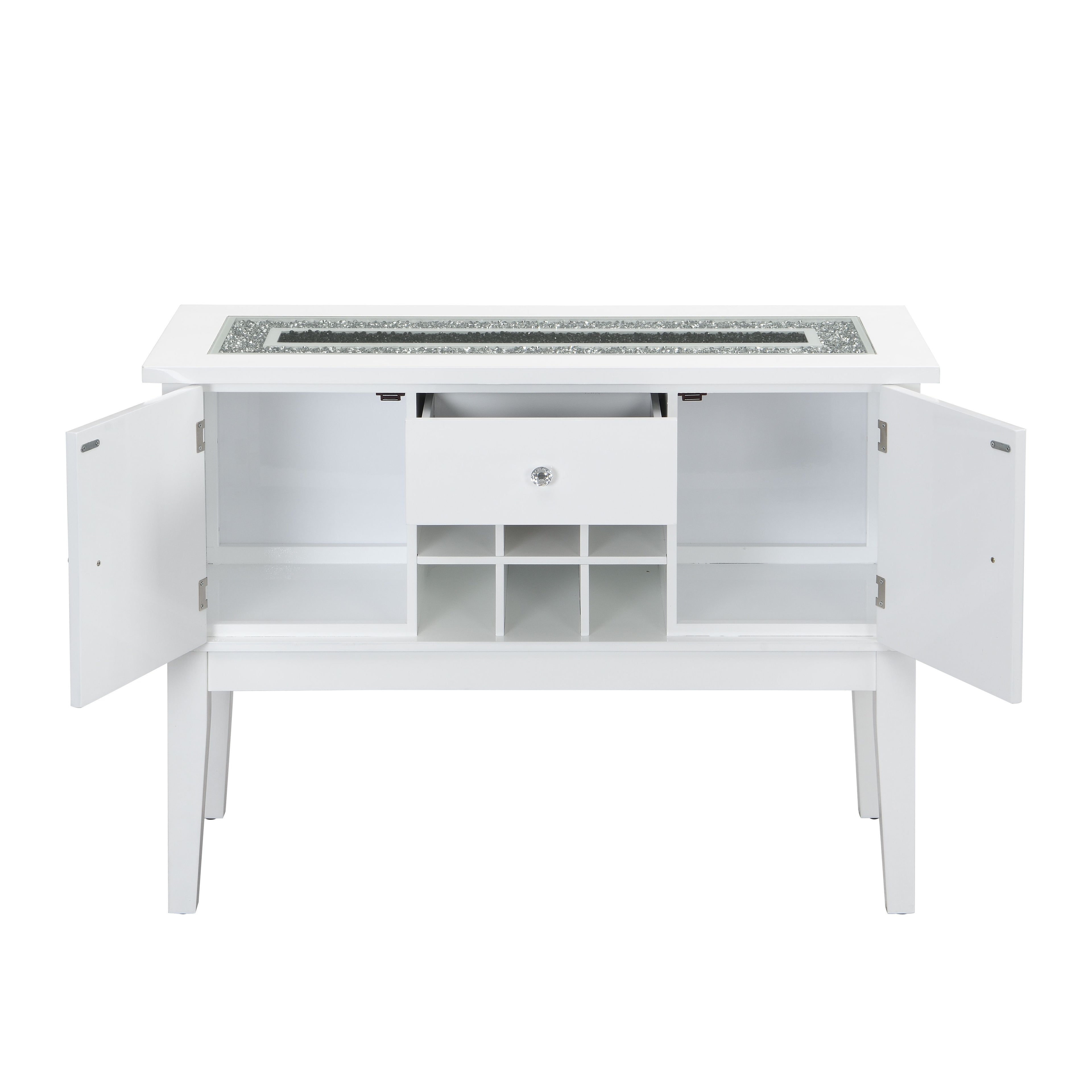 Elizaveta Faux Crystal Diamonds Sideboard