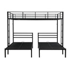 Full Over Twin Over Twin Bunk Bed