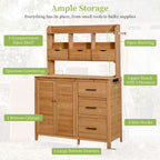 TOPMAX Farmhouse Patio Potting Bench