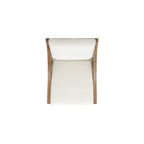 Lennox High-Back Upholstered Reclaimed Pine Wood Dining Chair Set