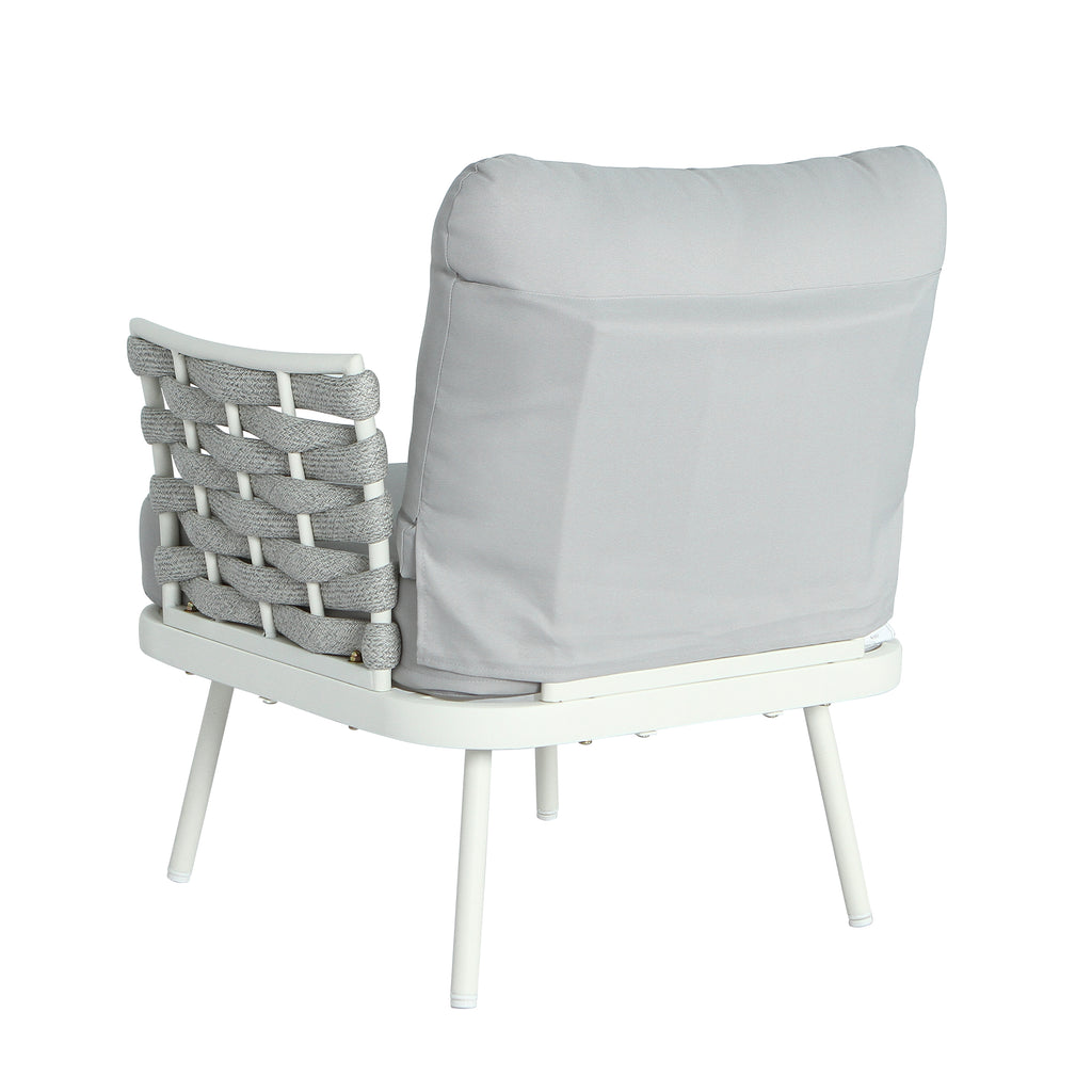 Mariano Steel 4-Pieces Conversation Set