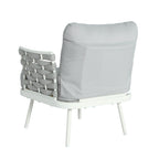 Mariano Steel 4-Pieces Conversation Set
