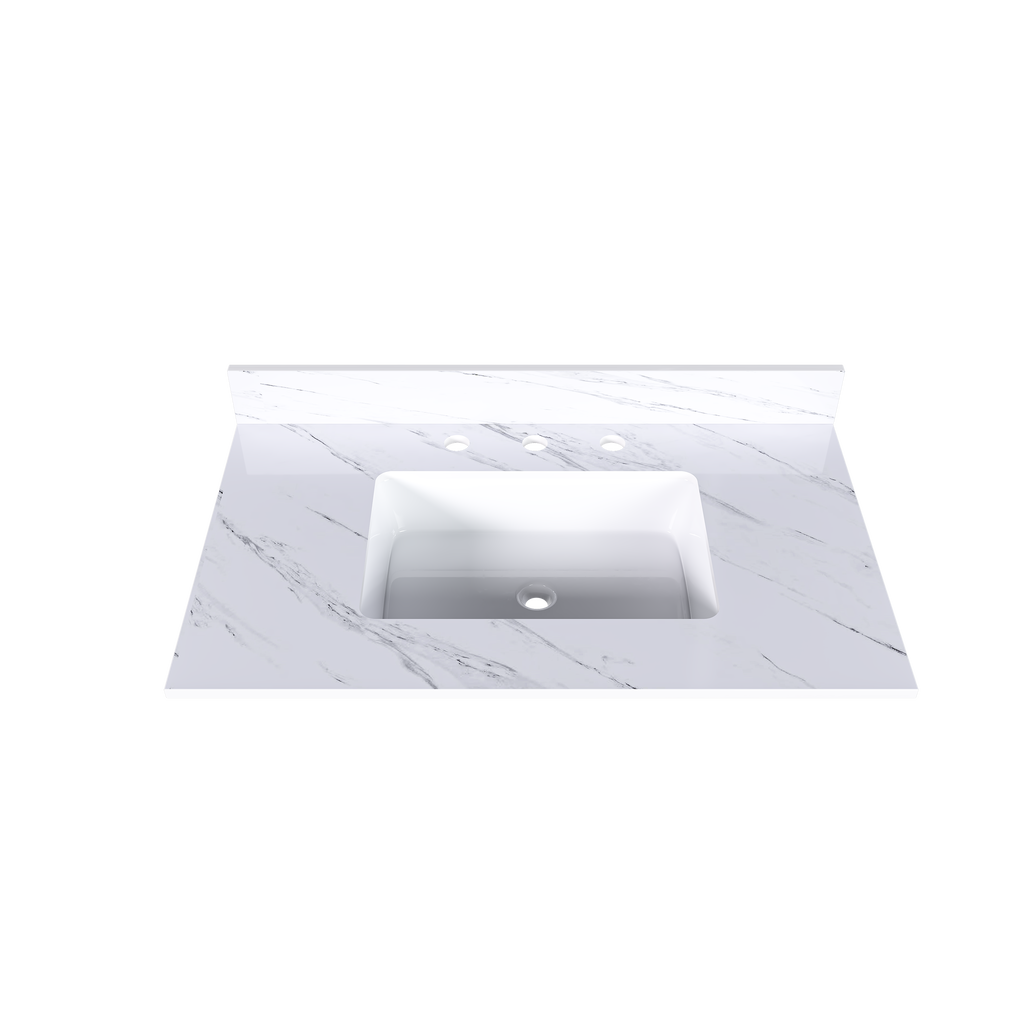 37 Inch Marble Vanity Top