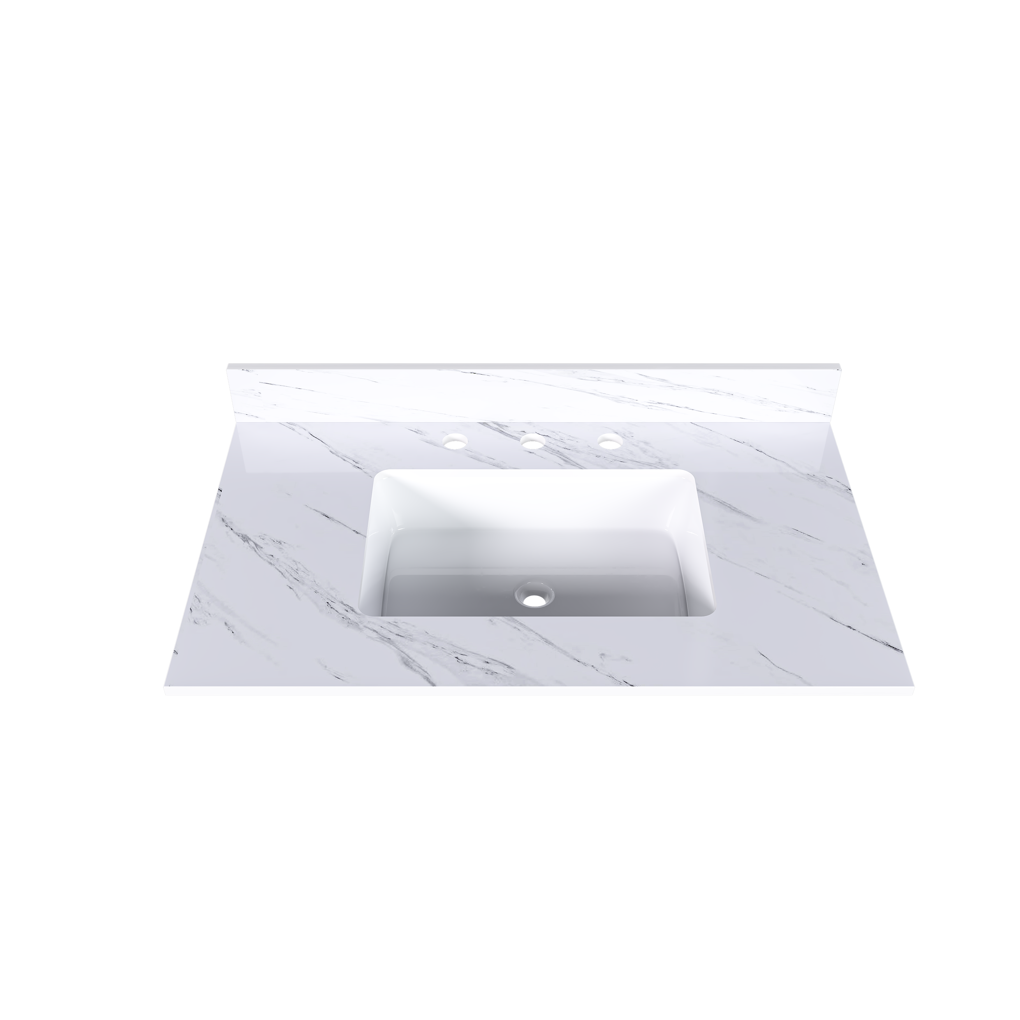 37 Inch Marble Vanity Top