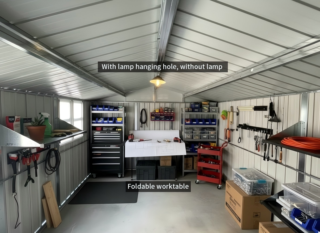 12x10 Ft Metal Garden Sheds
