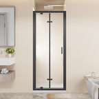 Framed Bi-Fold Pivot Shower Door 30"x72"