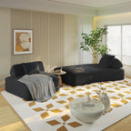 139" Modern Light Luxury Oversized Modular Sectional Sofa Set