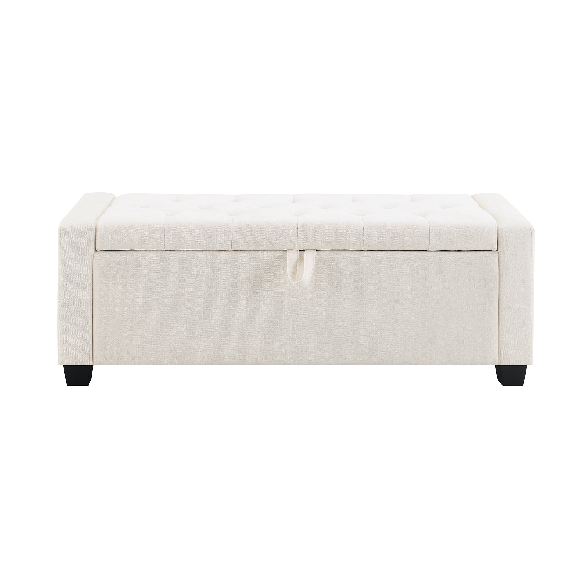 48" Ottoman with Storage and Safety Hinge