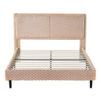 Simple Modern Camel Plush Soft Bed