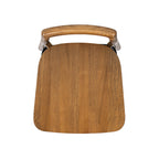 Sven 26.5" Modern Minimalist Low Back Wood Counter Stool
