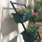 Outsunny Raised Garden Bed, 4 Tier Vertical Garden Planter Set